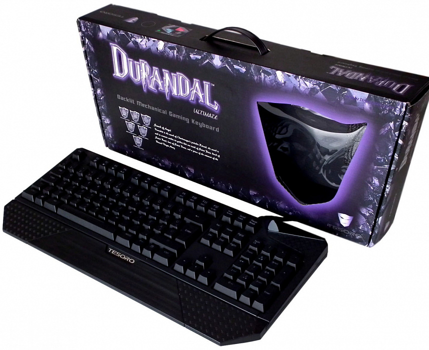 Tesoro Durandal TS-G1NL - игровая клавиатура (Black/Cherry MX Black) купить в интернет-магазине icover