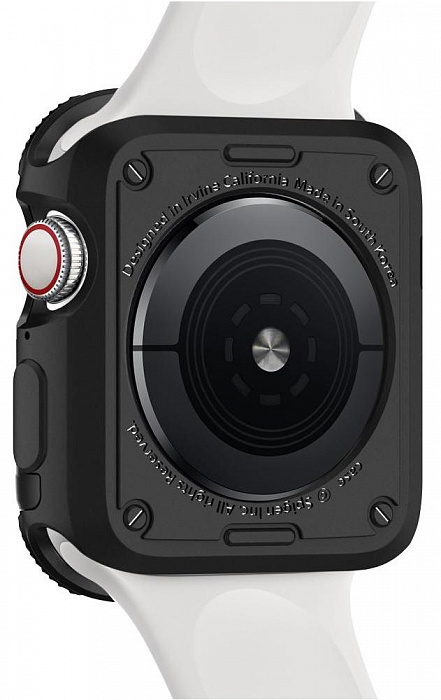 Чехол Spigen Tough Armor (062CS24477) для Apple Watch SE/6/4 44mm (Black) купить в интернет-магазине icover