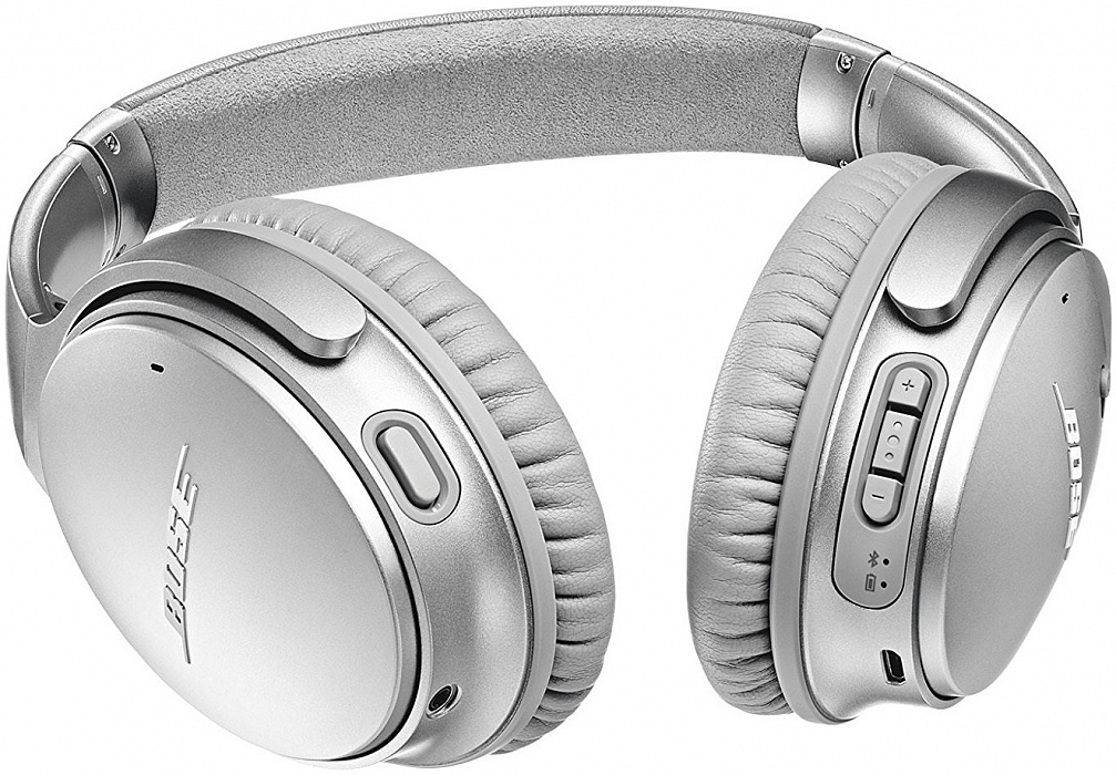 Bluetooth-наушники Bose QuietComfort 35 II с микрофоном (Silver) купить в интернет-магазине icover