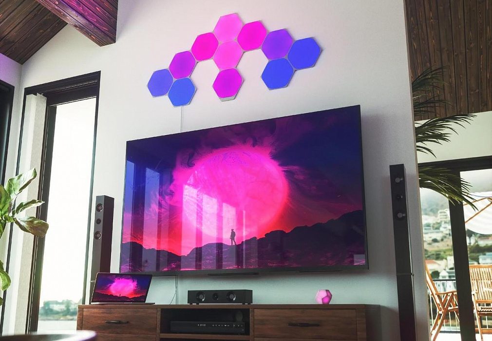Система освещения Nanoleaf Shapes Hexagon (7 панелей) купить в интернет-магазине icover