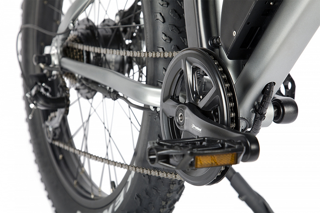 Велогибрид Eltreco Volteco BigCat Dual New (Dark Grey) купить в интернет-магазине icover