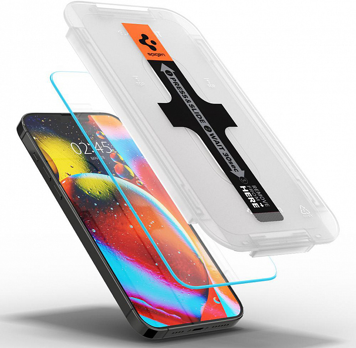 Защитное стекло Spigen Glas.tR EZ Fit Slim 2 Pack (AGL03375) для iPhone 14 Plus/13 Pro Max (Clear) купить в интернет-магазине icover