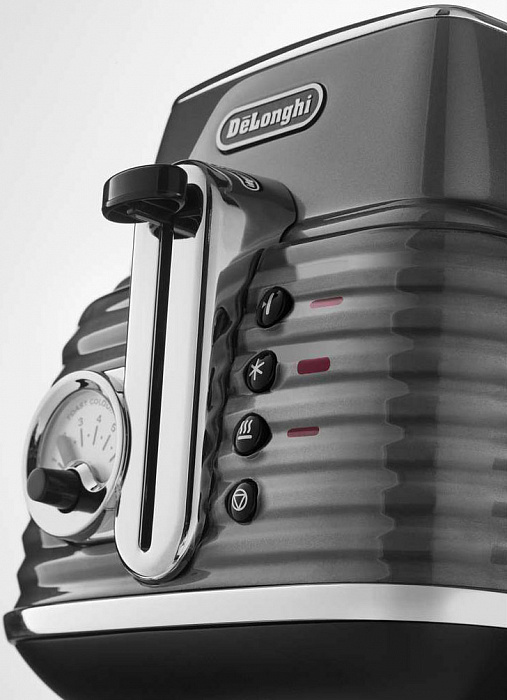 DeLonghi Scultura CTZ 2103 - тостер (Grey) купить в интернет-магазине icover