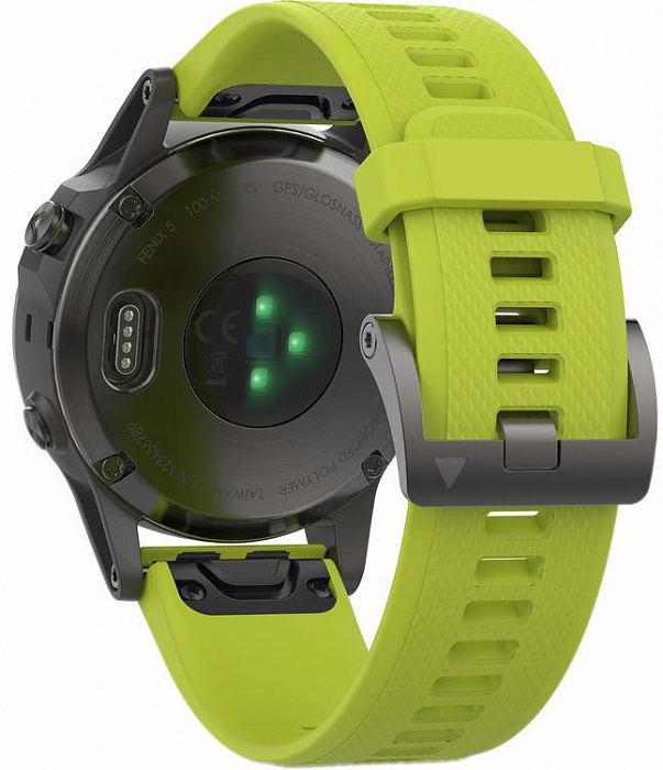Спортивные часы Garmin Fenix 5 010-01688-02 (Slate Grey/Amp Yellow) купить в интернет-магазине icover