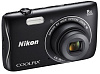 Фотоаппарат Nikon Coolpix S3700 (Black) купить в интернет-магазине icover