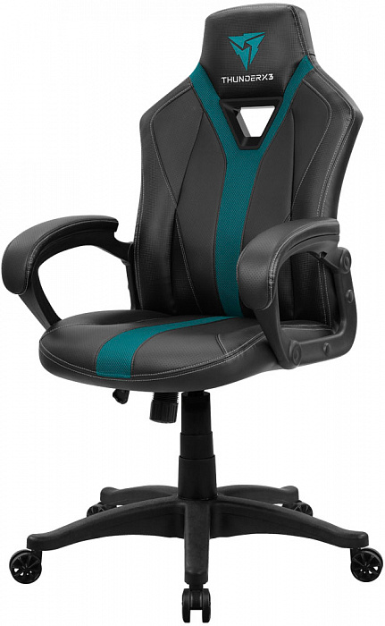 Игровое кресло ThunderX3 YC1 AIR (Black/Cyan) купить в интернет-магазине icover