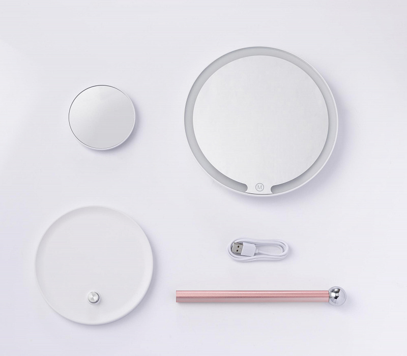 Косметическое зеркало Jordan & Judy Round multi-purpose NV532 (White/Pink) купить в интернет-магазине icover