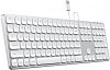 Проводная клавиатура Satechi Aluminium (ST-AMWKS-RU) русская раскладка (Silver) купить в интернет-магазине icover