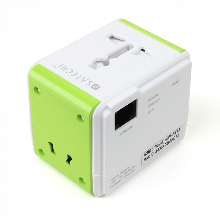 Умный роутер для путешествий Satechi Smart Travel Router / Travel Adapter with USB Port (White) купить в интернет-магазине icover