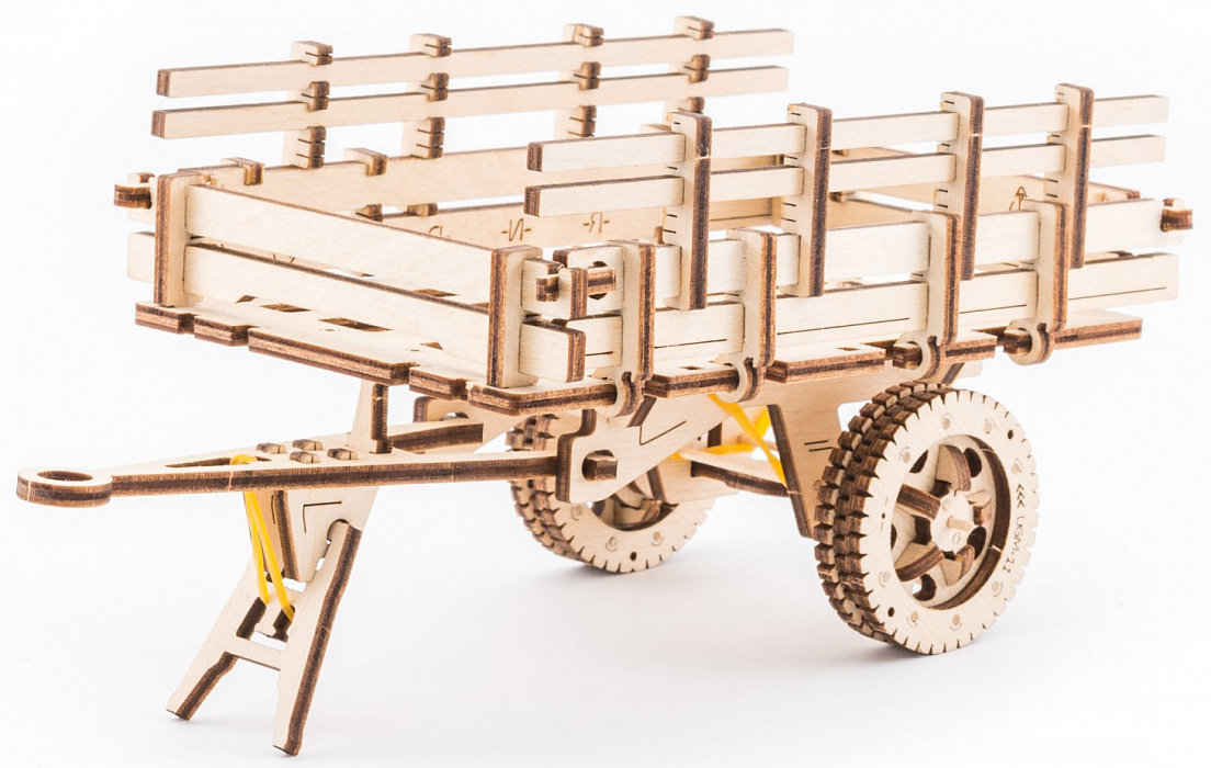 3D-пазл UGears Полуприцеп для модели Пожарная лестница (70022) купить в интернет-магазине icover