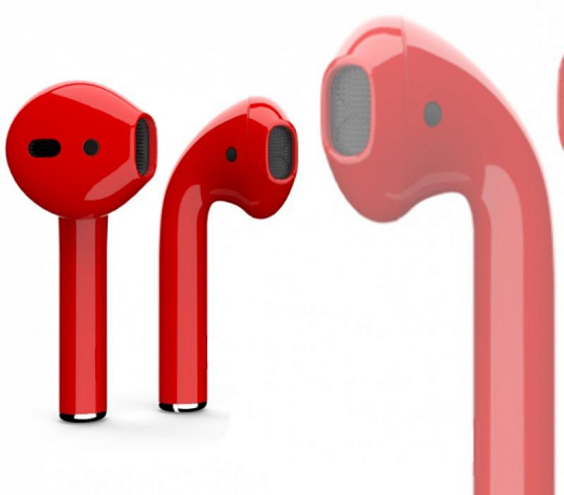 Беспроводные наушники Apple AirPods Color (Gloss Red) купить в интернет-магазине icover