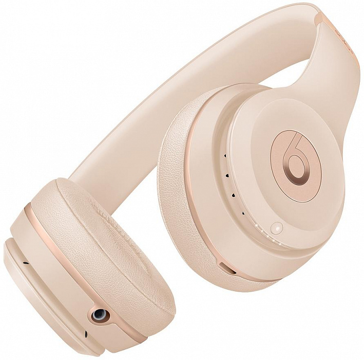 Беспроводные наушники Beats Solo3 MUH42EE/A (Satin Gold) купить в интернет-магазине icover