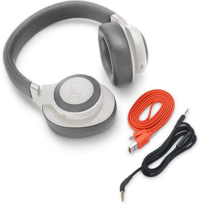 Bluetooth-наушники JBL E65BTNC с микрофоном (White) купить в интернет-магазине icover