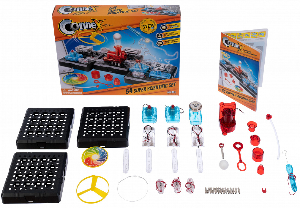 Электронный конструктор Amazing Toys Connex 54 Super Scientific Set (1CSC20003406) купить в интернет-магазине icover