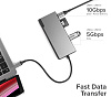 Хаб Alogic USB-C Dock UNI ULDUNI-SGR (Space Grey) купить в интернет-магазине icover