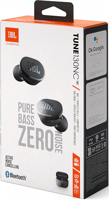 Беспроводные наушники JBL Tune 130NC TWS (Black) купить в интернет-магазине icover