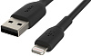 Кабель для iPhone, iPad Belkin Boost Charge USB-A/Lightning 1m CAA001bt1MBK (Black) купить в интернет-магазине icover