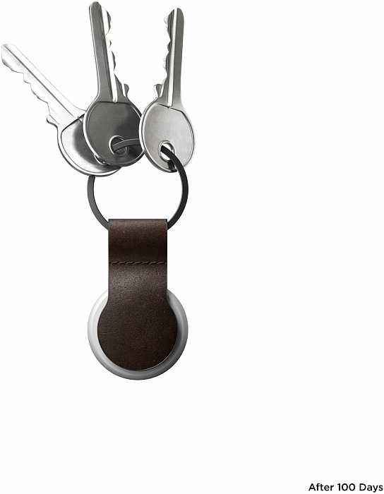 Брелок Nomad Leather Loop (NM01013785) для Apple AirTag (Brown) купить в интернет-магазине icover