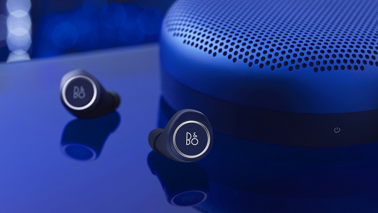 Bluetooth-наушники Bang & Olufsen Beoplay E8 с микрофоном (Late Night Blue) купить в интернет-магазине icover