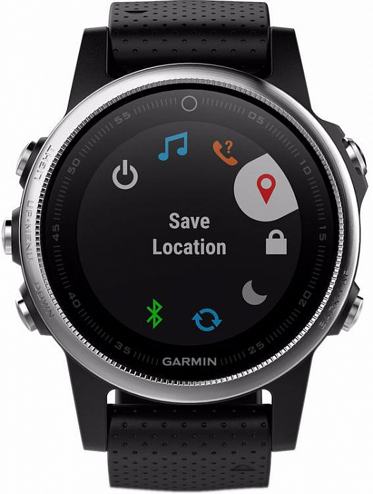 Спортивные часы Garmin Fenix 5S 010-01685-02 (Silver/Black) купить в интернет-магазине icover