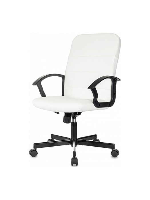 Кресло Бюрократ Triest эко.кожа/металл (White/Black) купить в интернет-магазине icover