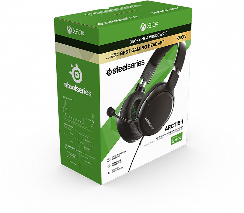 Игровая гарнитура Steelseries Arctis 1X для Xbox (Black) купить в интернет-магазине icover