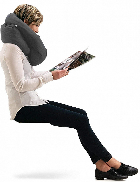 Подушка Huzi Infinity Pillow (Grey) купить в интернет-магазине icover