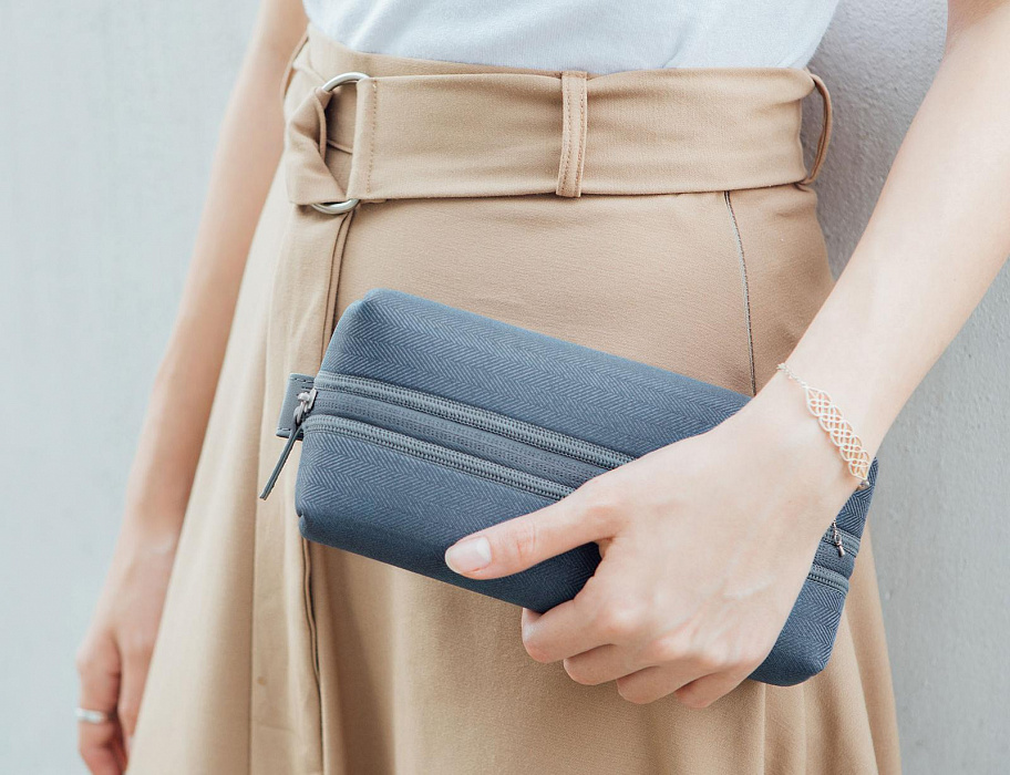 Пенал Moshi Pluma Pouch (Denim Blue) купить в интернет-магазине icover