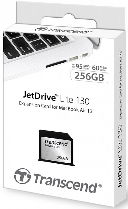 Карта памяти Transcend JetDrive Lite 130 256Gb (TS256GJDL130) для MacBook Air 13 купить в интернет-магазине icover