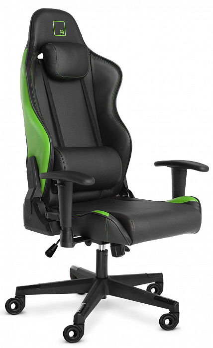 Игровое кресло WARP Sg (Black/Green) купить в интернет-магазине icover