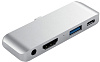 Адаптер Satechi Aluminum Type-C для iPad Pro (Silver) купить в интернет-магазине icover