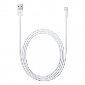 Кабель для iPhone, iPad Apple Lightning to USB Cable MD818Z/MA (White)