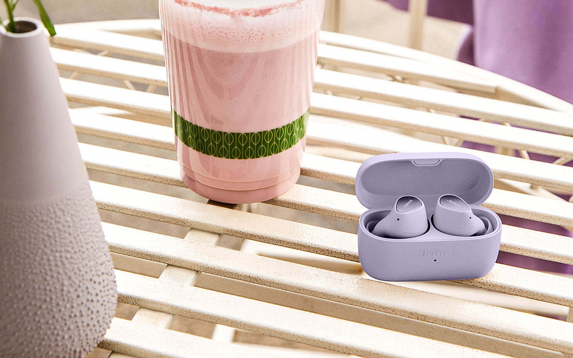 Беспроводные наушники Jabra Elite 3 100-91410002-60 (Lilac) купить в интернет-магазине icover
