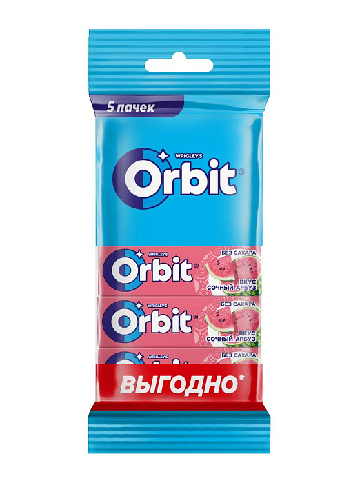 Набор Orbit Сладкая мята (5х13,6г), White Bubblemint (5х13,6г), Сочный арбуз (5х13,6г) купить в интернет-магазине icover
