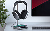 Подставка для наушников Satechi ST-UCHSMCM 2-In-1 Headphone Stand w/ Wireless Charger (Space Grey) купить в интернет-магазине icover