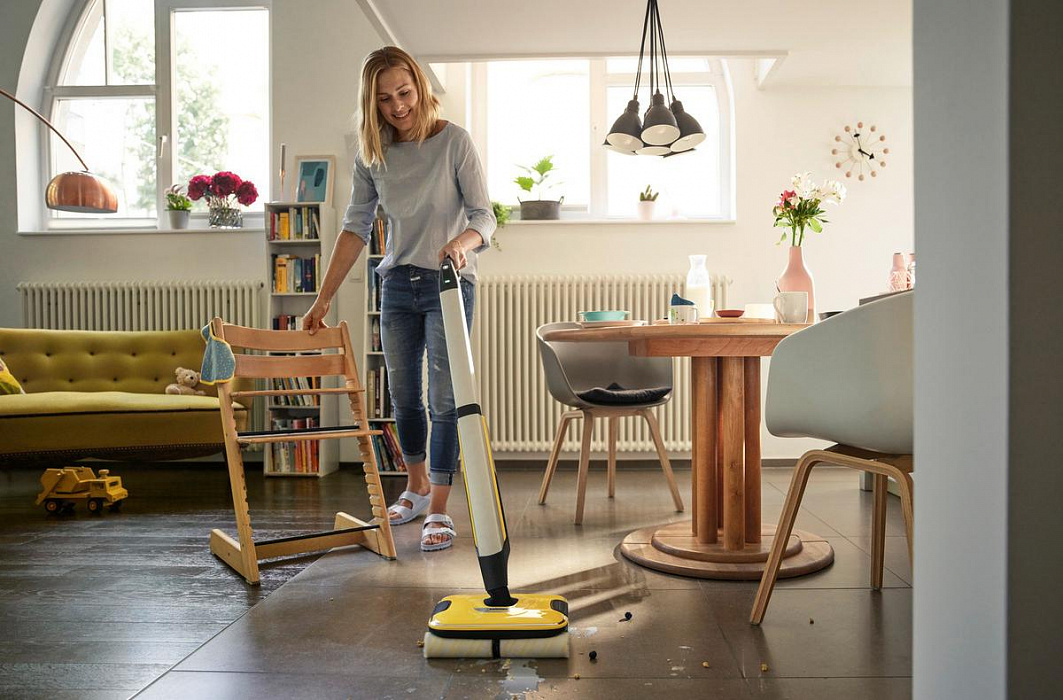 Электрошвабра Karcher FC 7 Cordless 1.055-730.0 (Yellow) купить в интернет-магазине icover