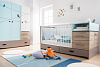 NewJoy Blue Birdy BRB-1001 (10-101-1001) - шкаф 3-х дверный (Blue) купить в интернет-магазине icover