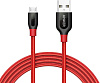 Кабель Anker Powerline+ 0.9 м (A8142H91) USB-microUSB (Red) купить в интернет-магазине icover