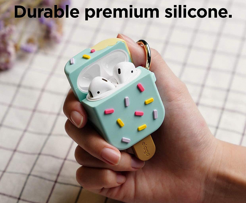 Чехол Elago Ice Cream (EAP-ICE-MT) для AirPods (Mint) купить в интернет-магазине icover