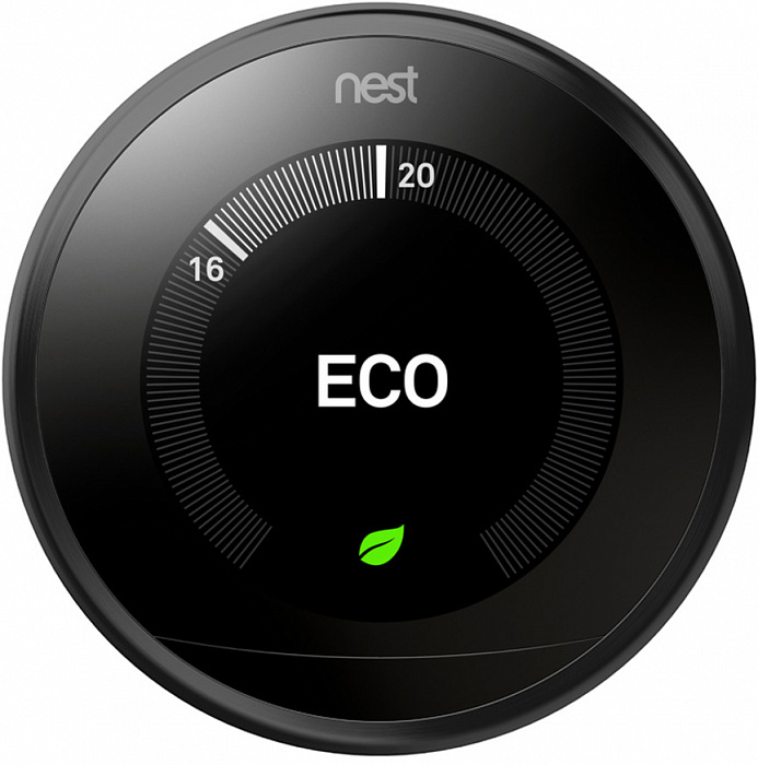 Термостат Nest Learning Thermostat 3.0 (Black) купить в интернет-магазине icover