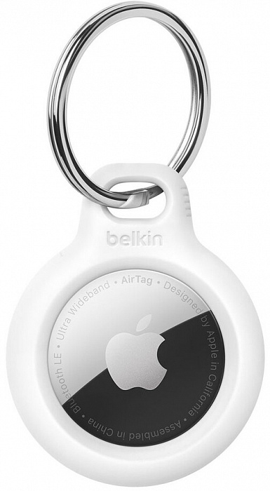 Держатель с кольцом Belkin Secure Holder Key Ring (F8W973btWHT) для Apple AirTag (White) купить в интернет-магазине icover
