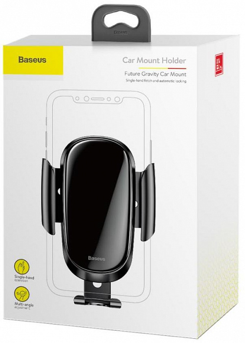 Автодержатель Baseus Future Gravity SUYL-WL01 (Black) купить в интернет-магазине icover
