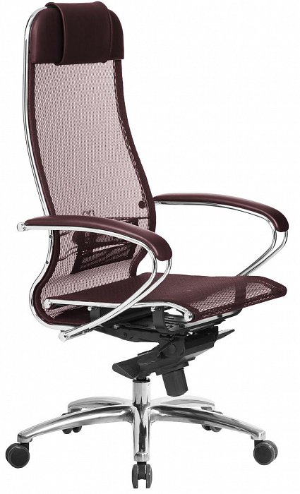 Офисное кресло METTA Samurai S-1.04 (Dark Bordo) купить в интернет-магазине icover