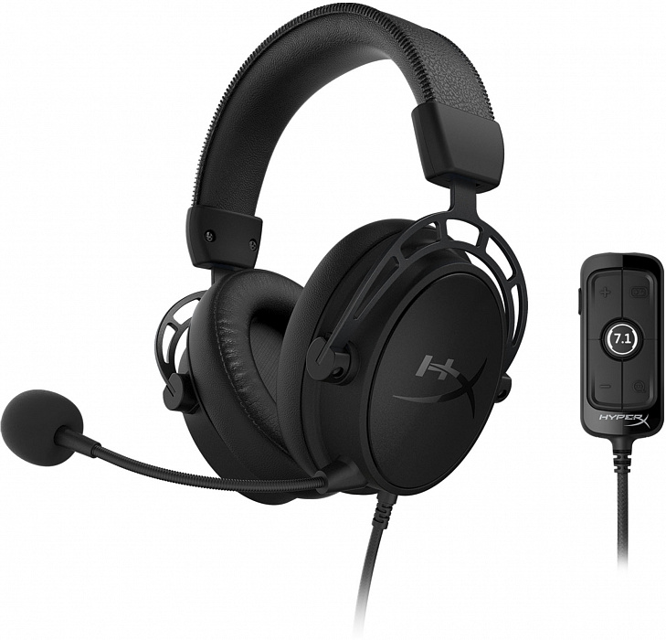 Игровые наушники HyperX Cloud Alpha S HX-HSCAS-BK/WW (Black) купить в интернет-магазине icover