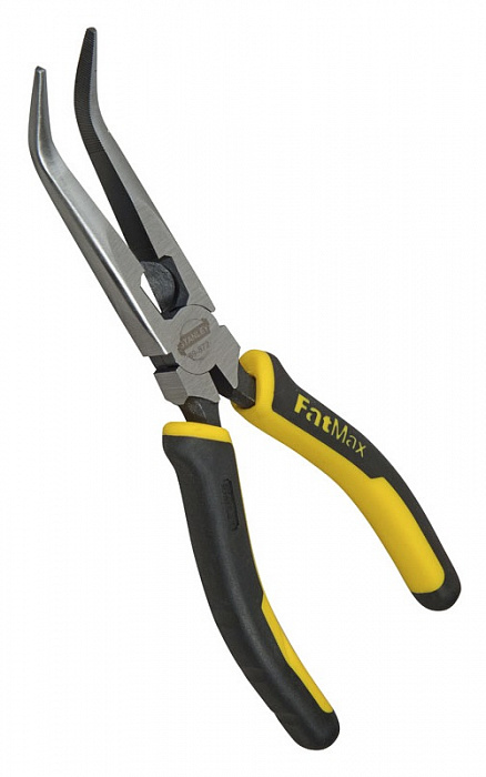 Плоскогубцы с удлиненными изогнутыми губками Stanley FatMax 200 мм 0-89-872 (Black/Yellow) купить в интернет-магазине icover