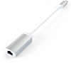 Адаптер Satechi Aluminium USB-C to Ethernet ST-TCENS (Silver) купить в интернет-магазине icover