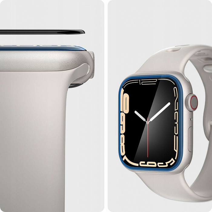 Защитное стекло Spigen ProFlex EZ Fit (AFL04052) для Apple Watch series 7 41mm (Black) купить в интернет-магазине icover