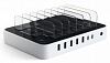 Зарядная станция Satechi 7-Port USB Charging Station Dock (White) купить в интернет-магазине icover