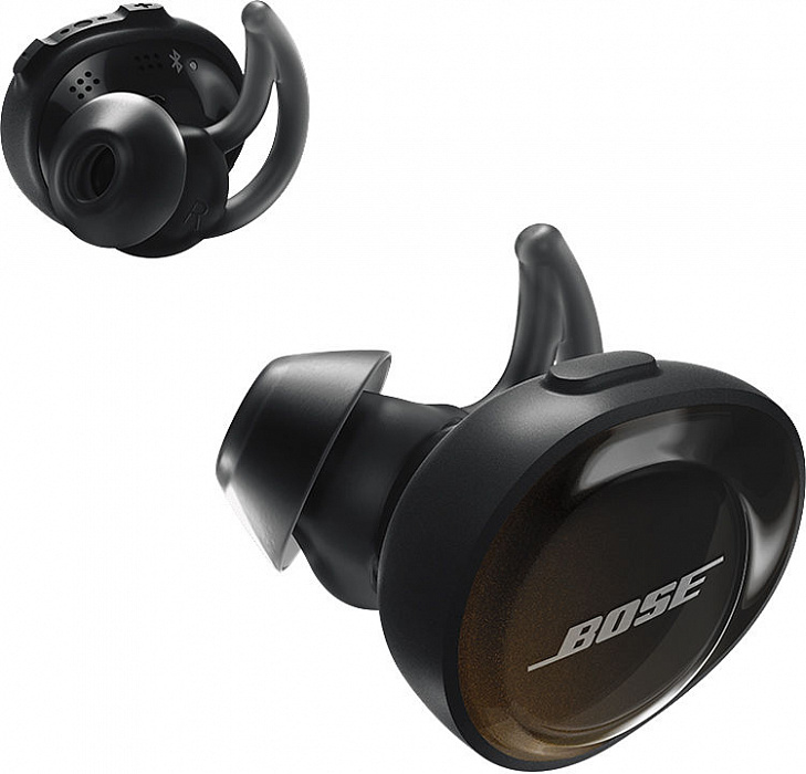 Bluetooth-наушники Bose SoundSport Free с микрофоном (Black) купить в интернет-магазине icover