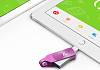 Флеш-накопитель ADAM elements iKlips Duo+ 64GB Lightning (Pink) купить в интернет-магазине icover